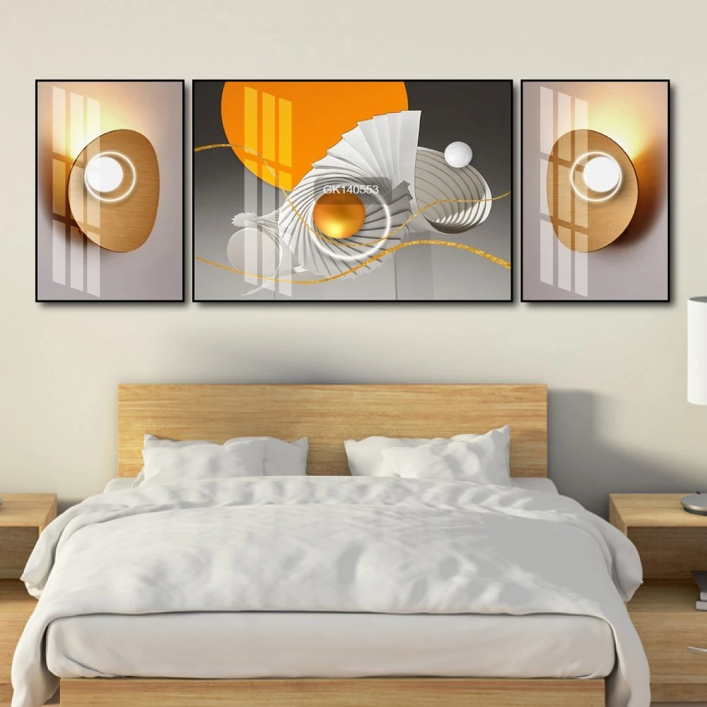 Tranh Treo Tường Nghệ Thuật Hình Học Trừu Tượng 3