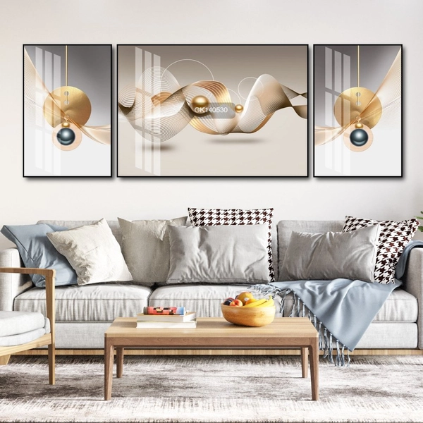 Tranh Treo Tường Nghệ Thuật Hình Học Trừu Tượng