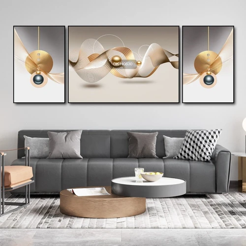 Tranh Treo Tường Nghệ Thuật Hình Học Trừu Tượng