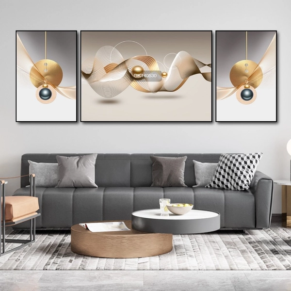 Tranh Treo Tường Nghệ Thuật Hình Học Trừu Tượng