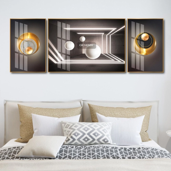 Tranh Treo Tường Nghệ Thuật Hình Học Trừu Tượng 3