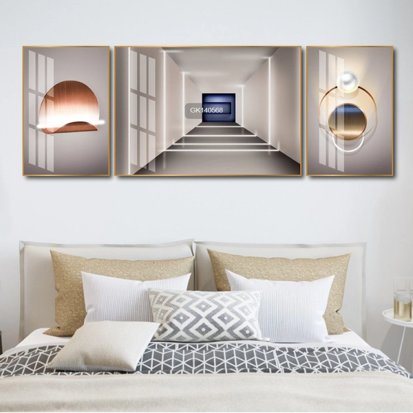 Tranh Treo Tường Nghệ Thuật Hình Học Trừu Tượng