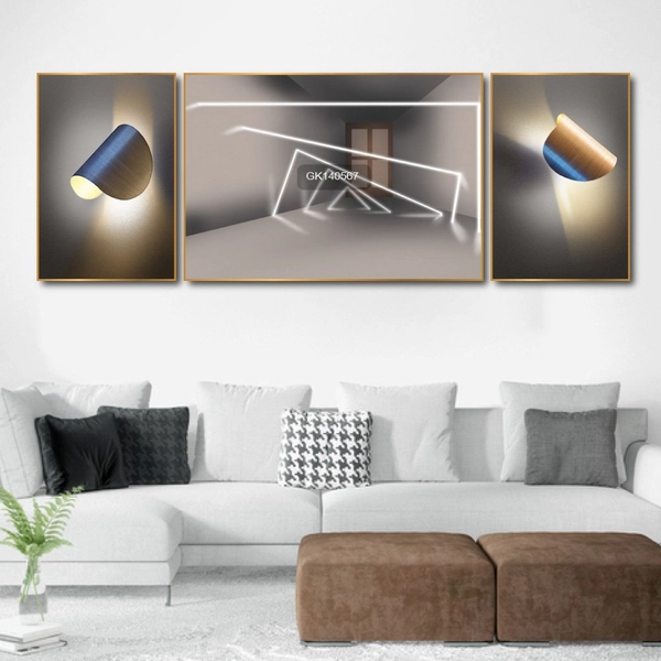 Tranh Treo Tường Nghệ Thuật Hình Học Trừu Tượng