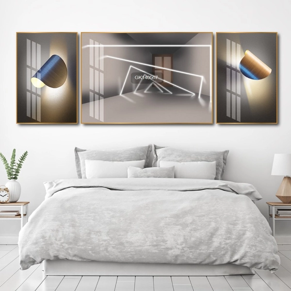 Tranh Treo Tường Nghệ Thuật Hình Học Trừu Tượng