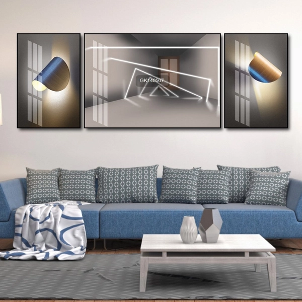 Tranh Treo Tường Nghệ Thuật Hình Học Trừu Tượng