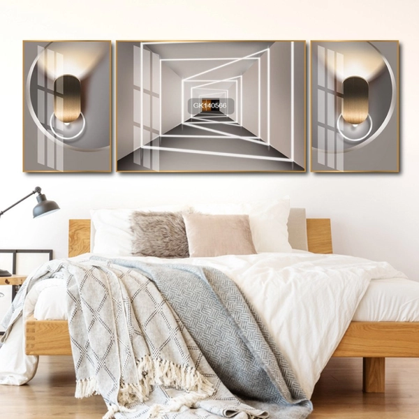 Tranh Treo Tường Nghệ Thuật Hình Học Trừu Tượng