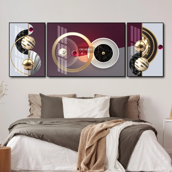 Tranh Treo Tường Nghệ Thuật Hình Học Trừu Tượng 3