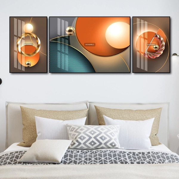Tranh Treo Tường Nghệ Thuật Hình Học Trừu Tượng 3