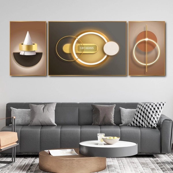 Tranh Treo Tường Nghệ Thuật Hình Học Trừu Tượng