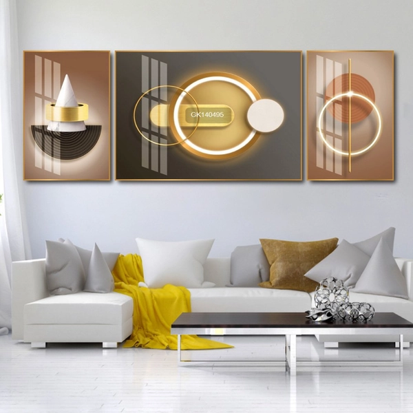 Tranh Treo Tường Nghệ Thuật Hình Học Trừu Tượng