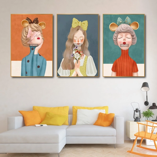 Tranh Treo Tường Những Cô Gái Nghệ Thuật