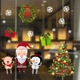 Decal Trang Trí Noel Ông Già Noel Và Cây Thông May Mắn