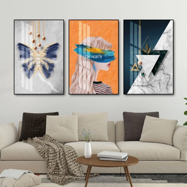 Tranh Treo Tường Cô Gái Và Chú Bướm Nghệ Thuật