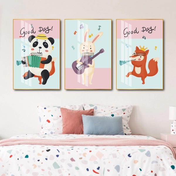 Tranh Treo Tường Động Vật Vui Nhộn