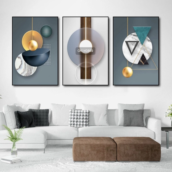 Tranh Treo Tường Hình Học Nghệ Thuật