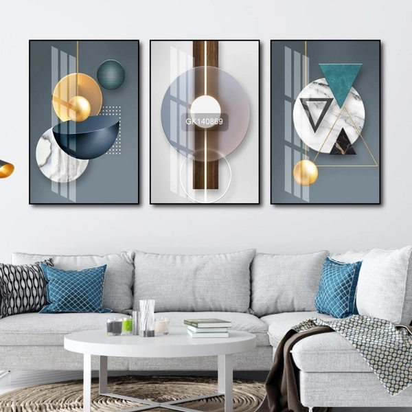 Tranh Treo Tường Hình Học Nghệ Thuật