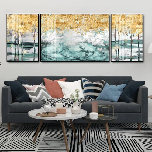 Tranh Treo Tường Nghệ Thuật Rừng Cây Lá Vàng