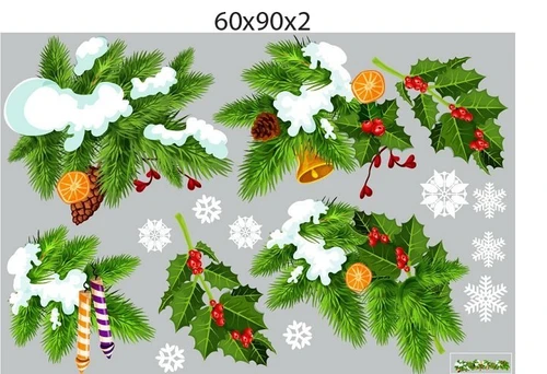 Combo decal trang trí noel giáng sinh yêu thương
