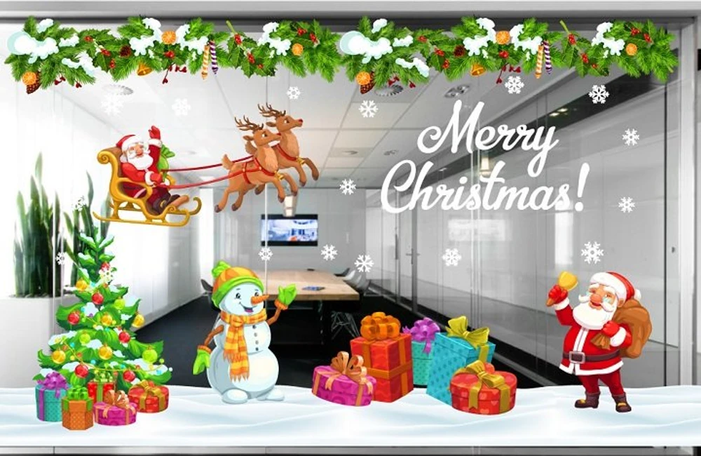 Combo decal trang trí noel giáng sinh yêu thương