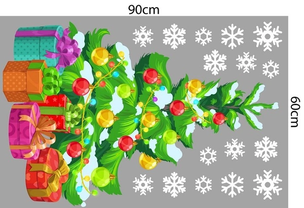 Combo decal trang trí noel giáng sinh yêu thương
