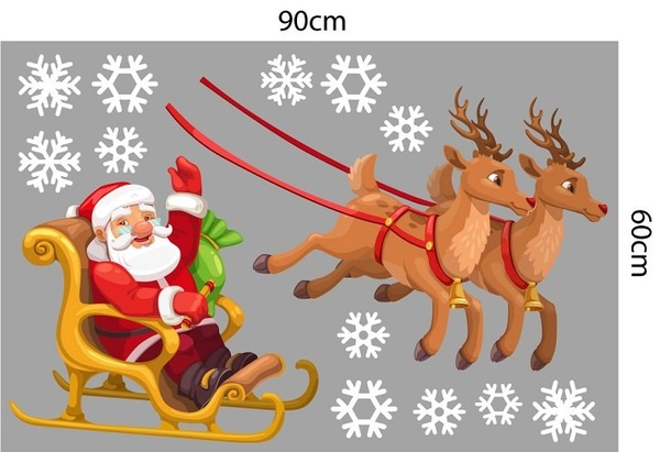 Combo decal trang trí noel giáng sinh yêu thương