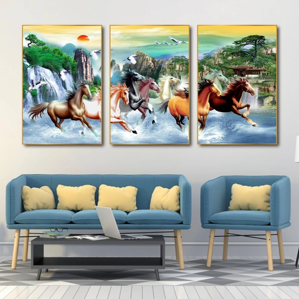 Tranh treo tường mã đáo thành công 22