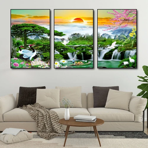 Tranh Treo Tường Phong Cảnh Thiên Nhiên Hữu Tình 12