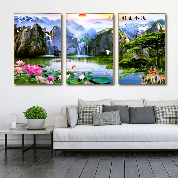 Tranh Treo Tường Phong Cảnh Thiên Nhiên Hữu Tình 12