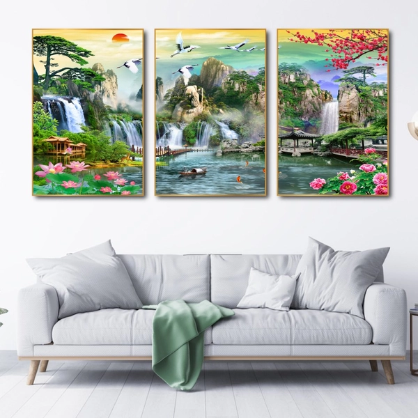 Tranh Treo Tường Phong Cảnh Thiên Nhiên Hữu Tình 12
