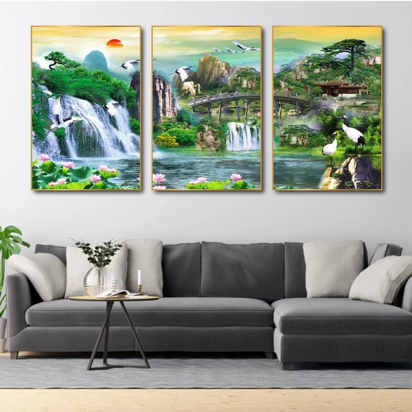 Tranh Treo Tường Phong Cảnh Thiên Nhiên Hữu Tình 12