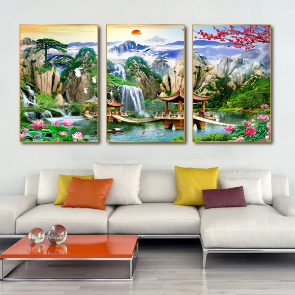 Tranh Treo Tường Phong Cảnh Thiên Nhiên Hữu Tình 10