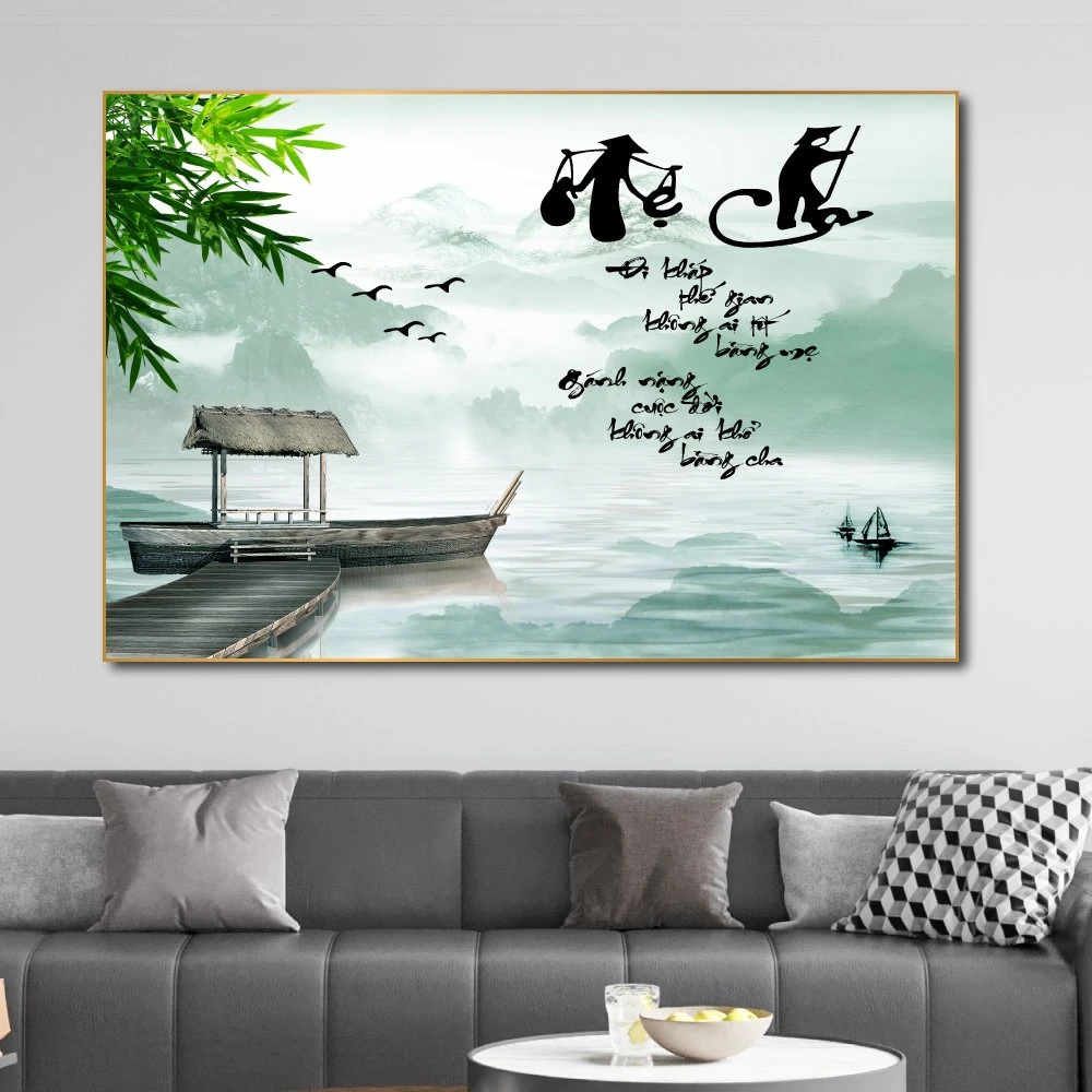 Tranh Treo Tường Thư Pháp Cha Mẹ