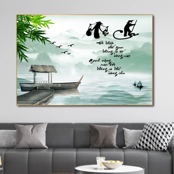 Tranh Treo Tường Thư Pháp Cha Mẹ