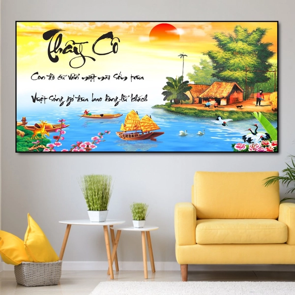 Tranh Treo Tường Thư Pháp Thầy Cô