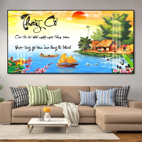 Tranh Treo Tường Thu Pháp Thầy Cô