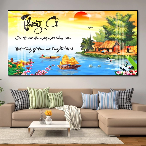 Tranh Treo Tường Thư Pháp Thầy Cô