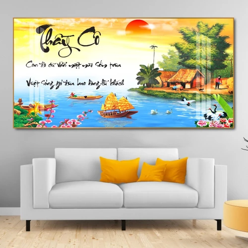 Tranh Treo Tường Thu Pháp Thầy Cô