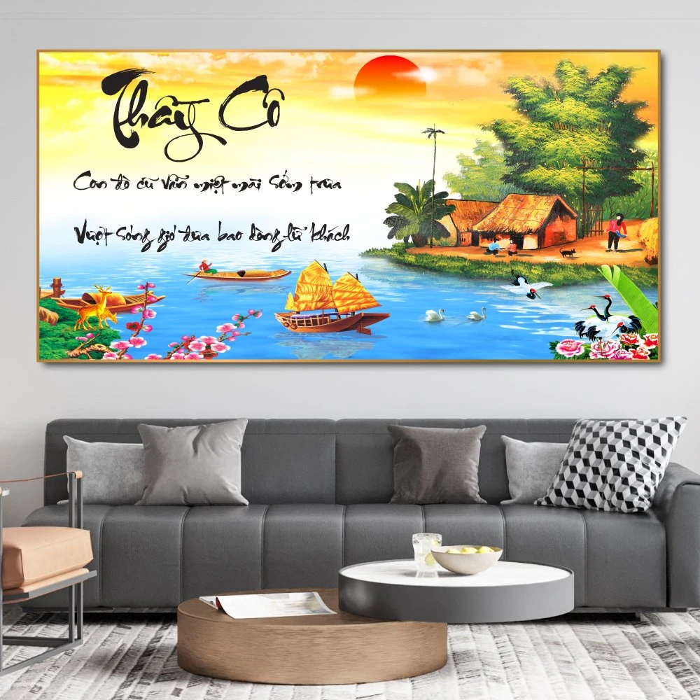 Tranh Treo Tường Thu Pháp Thầy Cô