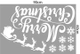Combo decal trang trí noel giáng sinh may mắn