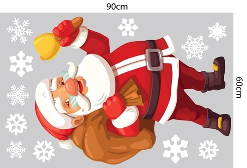 Combo decal trang trí noel ấm áp đêm giáng sinh 2