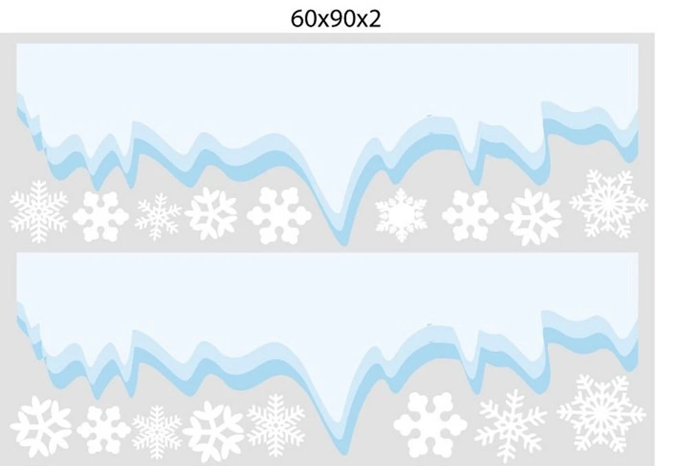 Combo decal trang trí noel ấm áp đêm giáng sinh 2