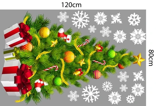 Combo decal trang trí noel giáng sinh hạnh phúc
