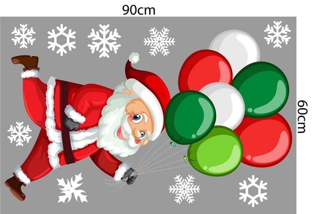 Combo decal trang trí noel giáng sinh hạnh phúc