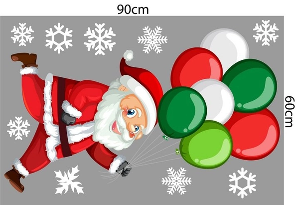 Combo decal trang trí noel giáng sinh hạnh phúc