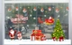 Combo decal trang trí noel giáng sinh vui vẻ năm mới hạnh phúc