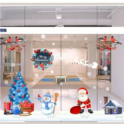 Combo decal trang trí noel giáng sinh yên bình