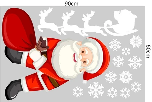 Combo decal trang trí noel giáng sinh yên bình