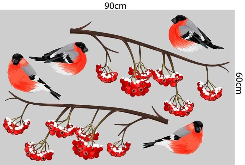 Combo decal trang trí noel giáng sinh yên bình