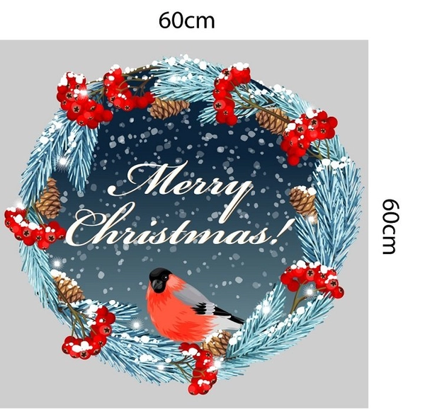 Combo decal trang trí noel giáng sinh yên bình