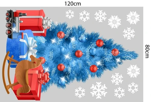 Combo decal trang trí noel giáng sinh yên bình